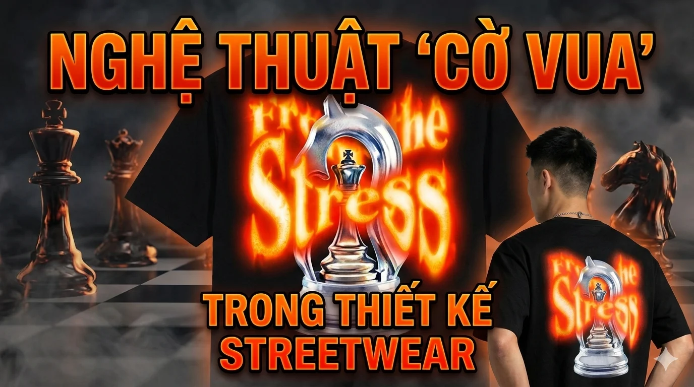 Khi Trí Tuệ Gặp Gỡ Đường Phố: Xu Hướng Streetwear Họa Tiết Cờ Vua (Chess-Core)