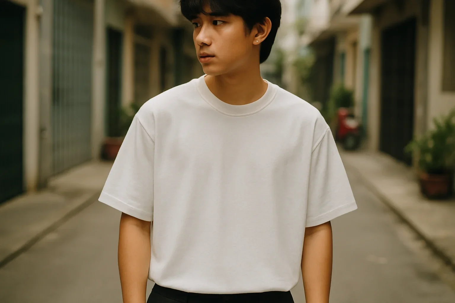 Áo Boxy Màu Trắng Basic: Sự Lựa Chọn Tối Giản Cho Gen Z